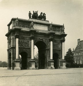 France Paris Snapshot Tuileries old NPG Stereo Photo 1900