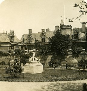 France Paris Museum Hotel de Cluny Interior old NPG Stereo Photo 1900