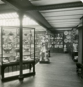 France Paris Museum Hotel de Cluny Interior old NPG Stereo Photo 1900