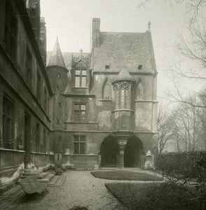 France Paris Museum Hotel de Cluny Interior old NPG Stereo Photo 1900