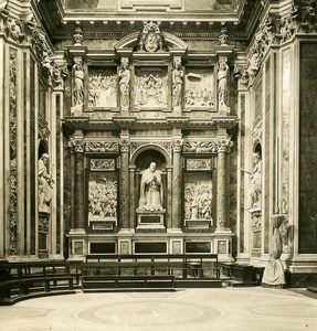 Italy Roma Basilica di Santa Maria Maggiore old NPG Stereo Photo 1900