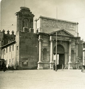 Italy Roma Door Pia old NPG Stereo Photo 1900