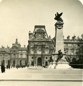 France Paris Tuileries Place du Carroussel Old NPG Stereo Photo 1900