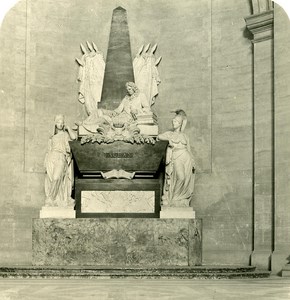 France Paris Hotel des Invalides Grave of Vauban Old NPG Stereo Photo 1900