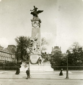 France Paris Place of Carroussel Old NPG Stereo Photo 1900