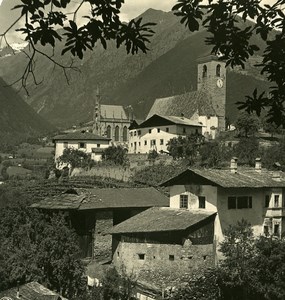 Italy Alps Trentin Meran Merano Mausoleum Old NPG Stereo Stereoview Photo 1900