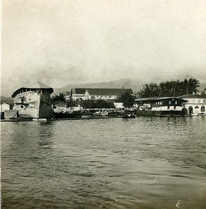 France Toulon Harbor Arsenal Old Stereoview Photo SIP 1900