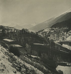 France Savoie Modane Vallee d'Arc Valley Old NPG Stereoview Photo 1900 #2