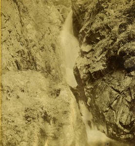 United Kingdom Lake District Patterdale fall Old Photo Stereo Pettitt 1870