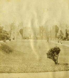 Ireland Dublin Howth castle Old Photo Stereo London Stereoscopic Co 1870