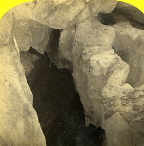 Savoie Chamonix Caverne de Glace Glacier Alpine Club William England Photo 1863