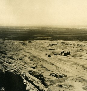 Egypt Thebes Hotel Cook Valley of the Kings Old NPG Stereoview Photo 1900