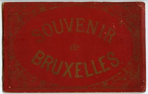 Belgium Brussels Leporello Souvenir Album 1900 #1