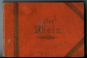 Germany Der Rhein Rhine Leporello Concertina Souvenir Album 1900