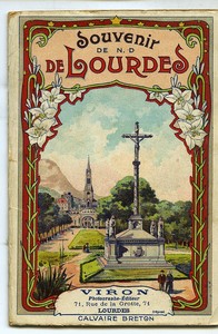 France Lourdes Leporello Concertina Souvenir Album 1900 #2