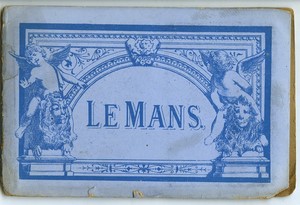 France Le Mans Leporello Concertina Souvenir Album 1900