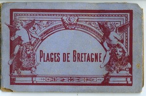 France Brittany Beach Leporello Concertina Souvenir Album 1900