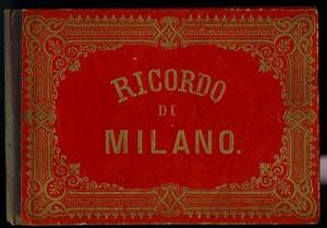 Italy Milano Volume 1 Leporello Concertina Souvenir Album 1900 #1