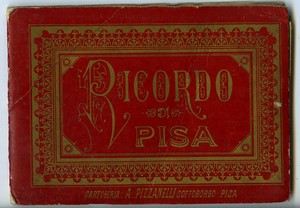 Italy Pisa Leporello Concertina Souvenir Album 1900