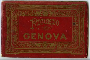 Italy Genova Leporello Concertina Souvenir Album 1900