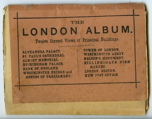 United Kingdom London Leporello Concertina Souvenir Album 1900