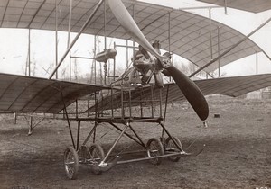French Aviation Sloan Bicurve Biplane old Meurisse Photo 1910